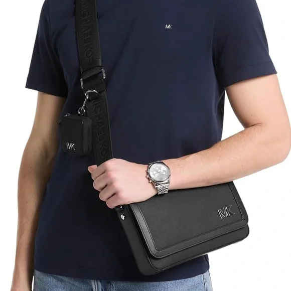 Michael Kors Men's Black Messenger Bag